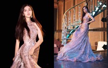 Đây mới là váy dạ hội Nhật Hà mặc đêm chung kết Hoa hậu Chuyển giới Quốc tế 2019