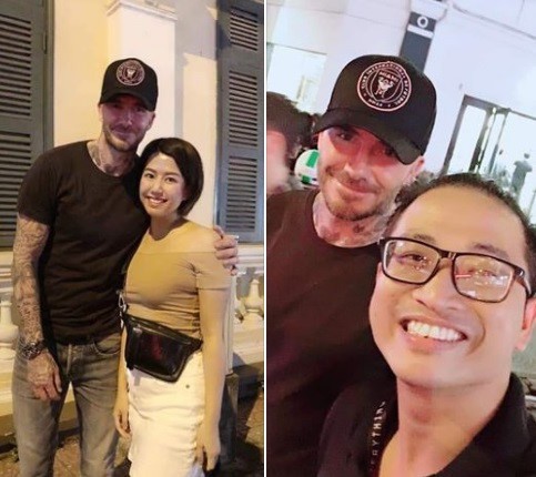 Beckham vui vẻ chụp ảnh cùng fan tại phố đi bộ ở TP.HCM - Ảnh 1. Beckham vui vẻ chụp ảnh cùng fan tại phố đi bộ ở TP.HCM - Ảnh 1.