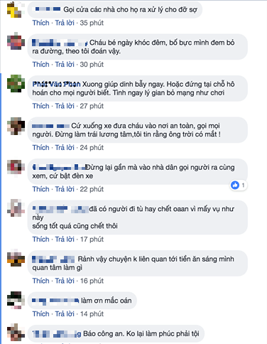 Cư dân mạng tranh luận nảy lửa với tình huống tài xế gặp đứa bé ngồi giữa đường trong đêm vắng - Ảnh 2. Cư dân mạng tranh luận nảy lửa với tình huống tài xế gặp đứa bé ngồi giữa đường trong đêm vắng - Ảnh 2.