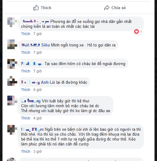 Cư dân mạng tranh luận nảy lửa với tình huống tài xế gặp đứa bé ngồi giữa đường trong đêm vắng - Ảnh 3. Cư dân mạng tranh luận nảy lửa với tình huống tài xế gặp đứa bé ngồi giữa đường trong đêm vắng - Ảnh 3.