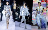 Thanh Hằng, Hoàng Yến, Minh Tú gây 'náo loạn' sàn catwalk trong ngày đầu của Tuần lễ thời trang quốc tế 2019