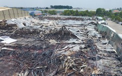 Tan hoang sau vụ cháy lớn ở KCN Sóng Thần 2, Dĩ An, Bình Dương