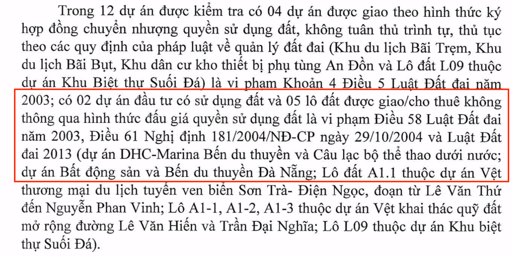 Thanh tra Chính phủ kết luận có sai phạm ở Dự án bất động sản và bến du thuyền - Marina Complex - Ảnh 4. Thanh tra Chính phủ kết luận có sai phạm ở Dự án bất động sản và bến du thuyền - Marina Complex - Ảnh 4.