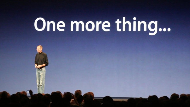 Apple thua kiện hãng đồng hồ chỉ vì câu nói One more thing - Ảnh 1. Apple thua kiện hãng đồng hồ chỉ vì câu nói One more thing - Ảnh 1.