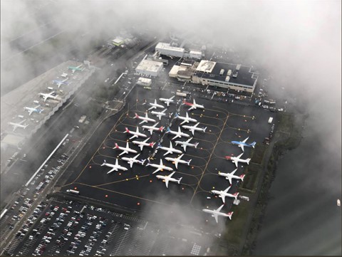 Hình ảnh Boeing 737 Max chất đống trong các kho bãi - Ảnh 6.