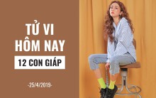Tử vi hôm nay (25/4/2019) của 12 con giáp: Tuổi Thìn ‘tán lộc’ cho mọi người xung quanh