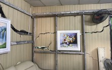 Hàng chục căn nhà nứt toác cạnh dự án chung cư cao tầng đang thi công
