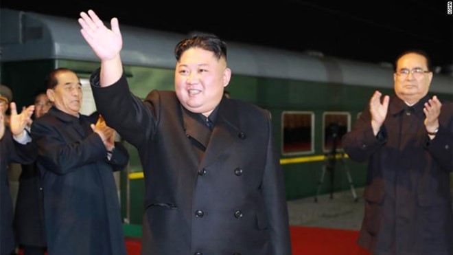 Ông Kim lên tàu bọc thép để tới Nga cho thượng đỉnh với TT Putin - Ảnh 1. Ông Kim lên tàu bọc thép để tới Nga cho thượng đỉnh với TT Putin - Ảnh 1.