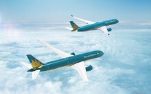 Vietnam Airlines niêm yết hơn 1,4 tỉ cổ phiếu trên sàn chứng khoán TP HCM ngày 7/5