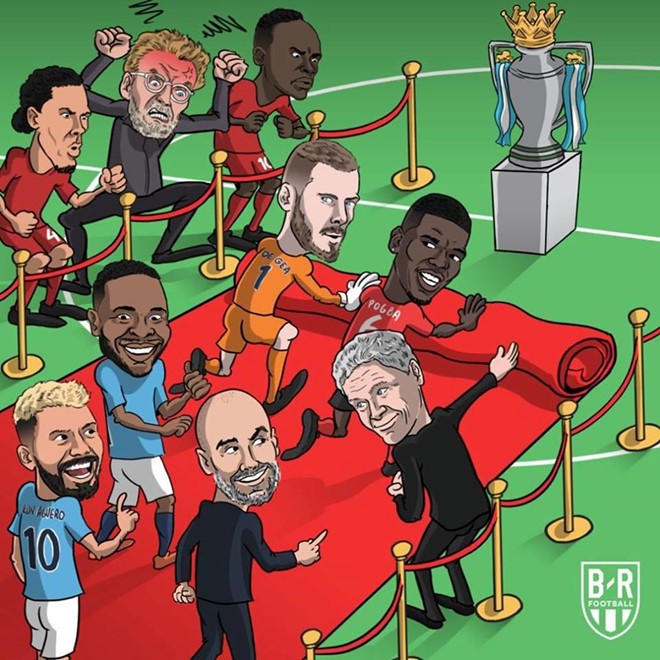 Hí họa MU mời Man City vô địch trong sự tức tối của Liverpool - Ảnh 1. Hí họa MU mời Man City vô địch trong sự tức tối của Liverpool - Ảnh 1.