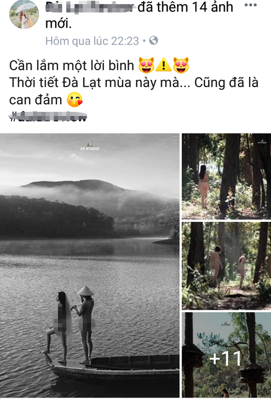 Cặp đôi chụp ảnh khỏa thân ở rừng thông Đà Lạt: Xử lý thế nào? - Ảnh 1.