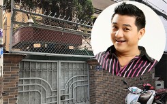 Nhà nghệ sĩ Anh Vũ vắng lặng, u buồn trước giờ tang lễ ở chùa