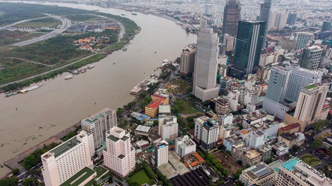 Đất vàng Sài Gòn hơn 20 năm vẫn chưa thi công xong phần... móng - Ảnh 1. Đất vàng Sài Gòn hơn 20 năm vẫn chưa thi công xong phần... móng - Ảnh 1.