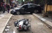 Xác định danh tính nữ tài xế lùi xe Camry cán chết người ở Hà Nội