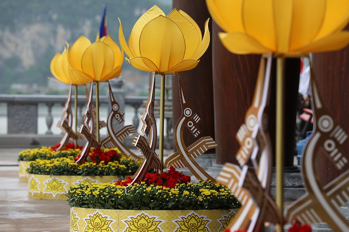 Chùa Tam Chúc sẵn sàng cho đại lễ Phật đản - Ảnh 4. Chùa Tam Chúc sẵn sàng cho đại lễ Phật đản - Ảnh 4.