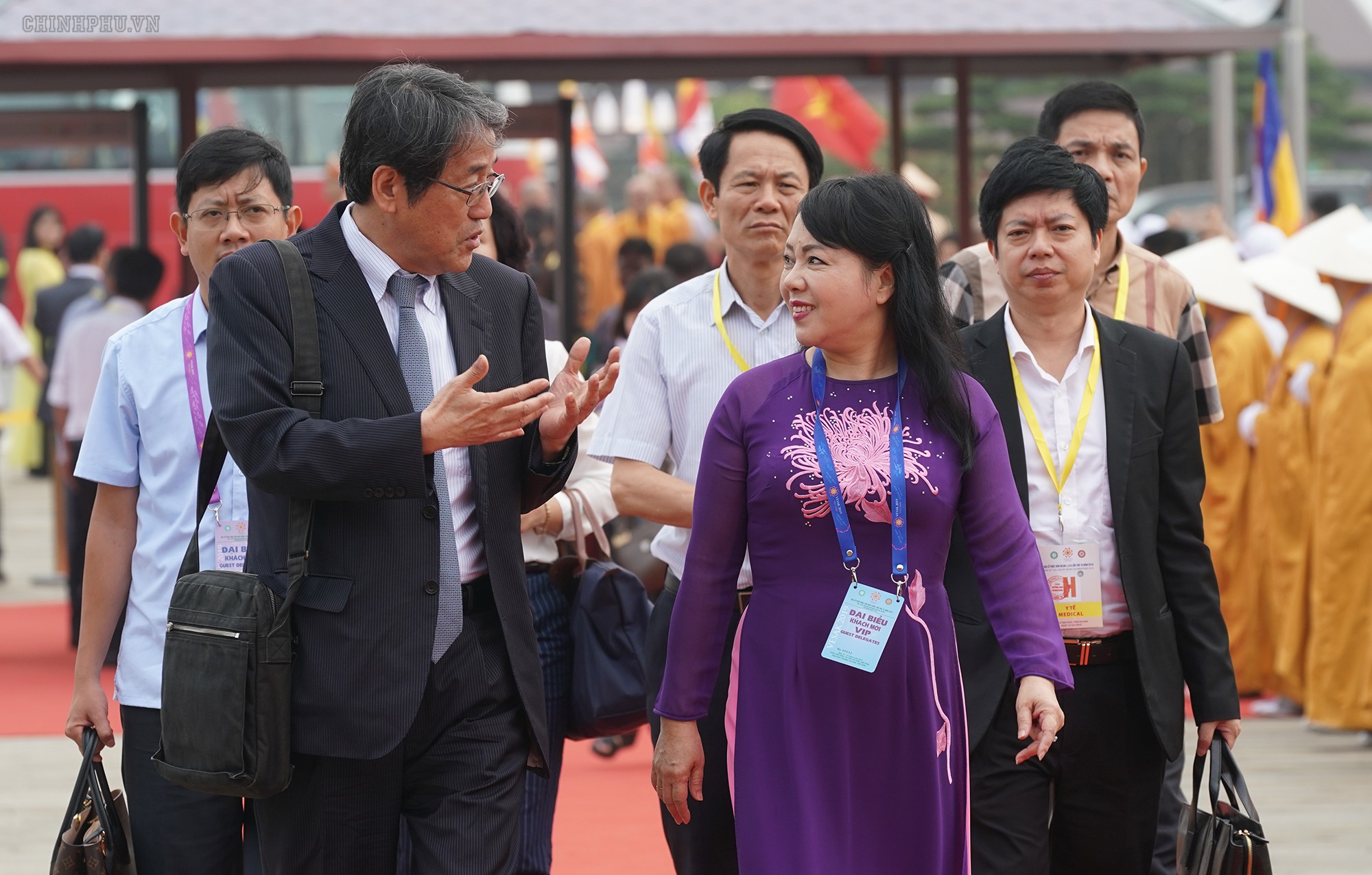 Thủ tướng Nguyễn Xuân Phúc dự khai mạc Đại lễ Phật đản Liên hợp quốc tại chùa Tam Chúc - Ảnh 3. Thủ tướng Nguyễn Xuân Phúc dự khai mạc Đại lễ Phật đản Liên hợp quốc tại chùa Tam Chúc - Ảnh 3.