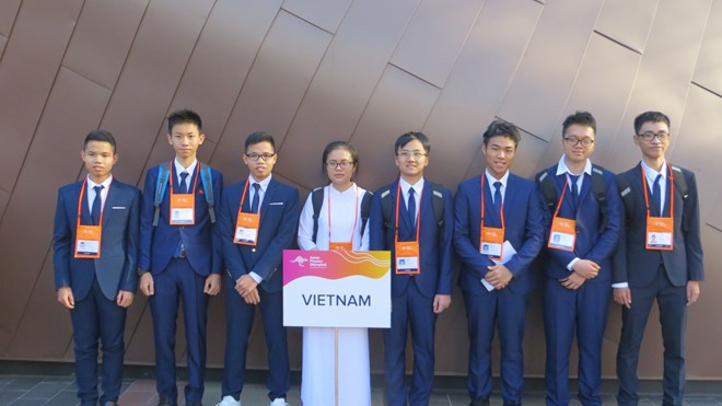Việt Nam giành 7 huy chương Olympic vật lý châu Á - Ảnh 1. Việt Nam giành 7 huy chương Olympic vật lý châu Á - Ảnh 1.