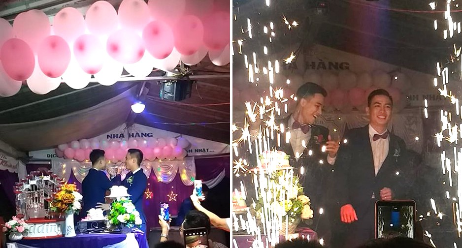 Lộ danh tính cô dâu - chú rể trong đám cưới đồng tính nam ở Kiên Giang mà dân mạng đang rần rần chia sẻ - Ảnh 2. Lộ danh tính cô dâu - chú rể trong đám cưới đồng tính nam ở Kiên Giang mà dân mạng đang rần rần chia sẻ - Ảnh 2.