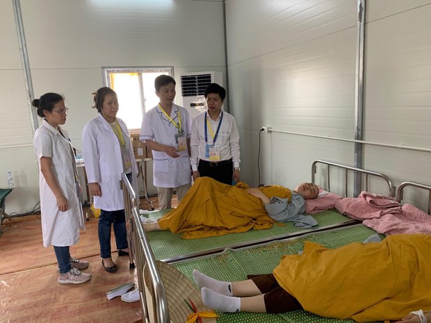 Ngày đầu khai mạc Đại lễ Vesak: Chăm sóc y tế cho 300 người, giám sát các suất ăn ở khách sạn, 800 suất ăn chay buffet  - Ảnh 1.