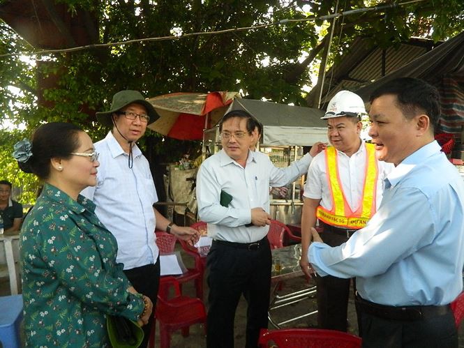 Tân Chủ tịch HĐND TP HCM kiểm tra dự án chống ngập 10.000 tỉ đồng - Ảnh 1. Tân Chủ tịch HĐND TP HCM kiểm tra dự án chống ngập 10.000 tỉ đồng - Ảnh 1.