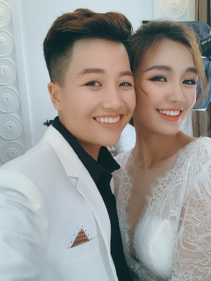 Lễ nguyện thề hạnh phúc của cặp đồng tính nữ Yun Bin và Tú Tri - Ảnh 6.