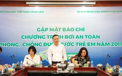 Hà Nội được chọn làm nơi tổ chức Chương trình bơi an toàn phòng, chống đuối nước trẻ em năm 2019