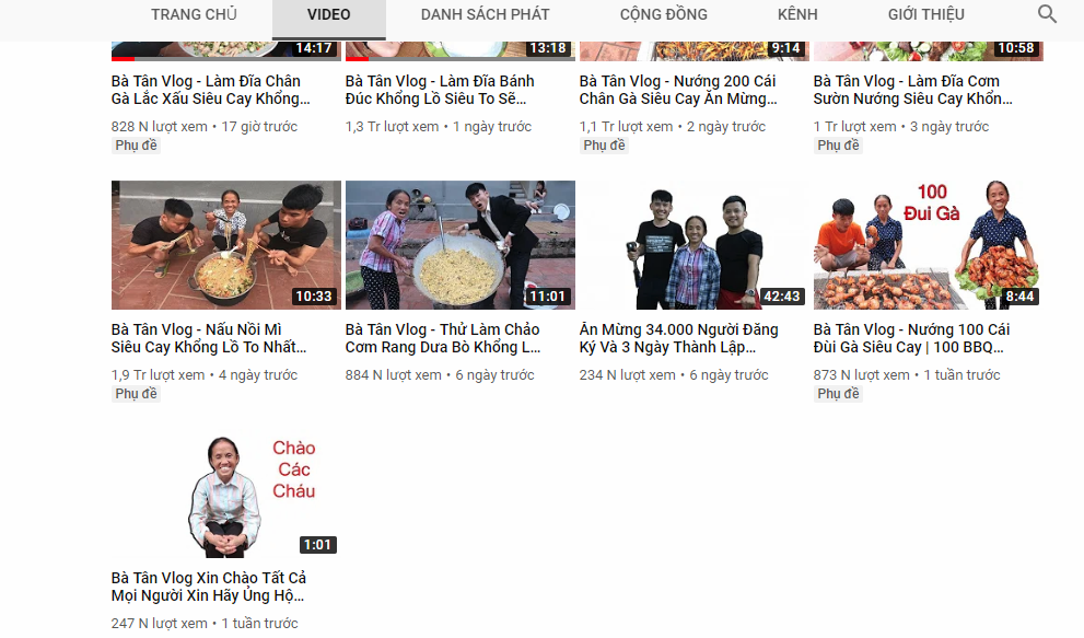 Cụ bà người Việt làm YouTuber, gây bão mạng với kỉ lục hàng triệu lượt xem mỗi ngày - Ảnh 2. Cụ bà người Việt làm YouTuber, gây bão mạng với kỉ lục hàng triệu lượt xem mỗi ngày - Ảnh 2.