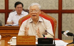 Tổng Bí thư, Chủ tịch nước Nguyễn Phú Trọng chủ trì họp Bộ Chính trị