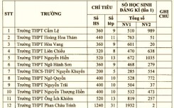 Đà Nẵng công bố tỷ lệ 'chọi' vào lớp 10 năm học 2019-2020 -