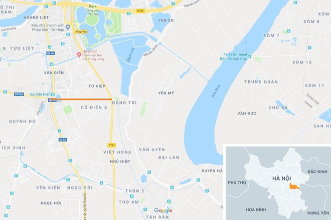 Đề nghị nối đường 70 vào cao tốc Pháp Vân - Cầu Giẽ để giảm ùn tắc - Ảnh 2. Đề nghị nối đường 70 vào cao tốc Pháp Vân - Cầu Giẽ để giảm ùn tắc - Ảnh 2.