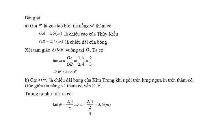 Truyện Kiều vào đề toán, học sinh phải tính bóng của Kim Trọng in trên mặt đất - Ảnh 2. Truyện Kiều vào đề toán, học sinh phải tính bóng của Kim Trọng in trên mặt đất - Ảnh 2.