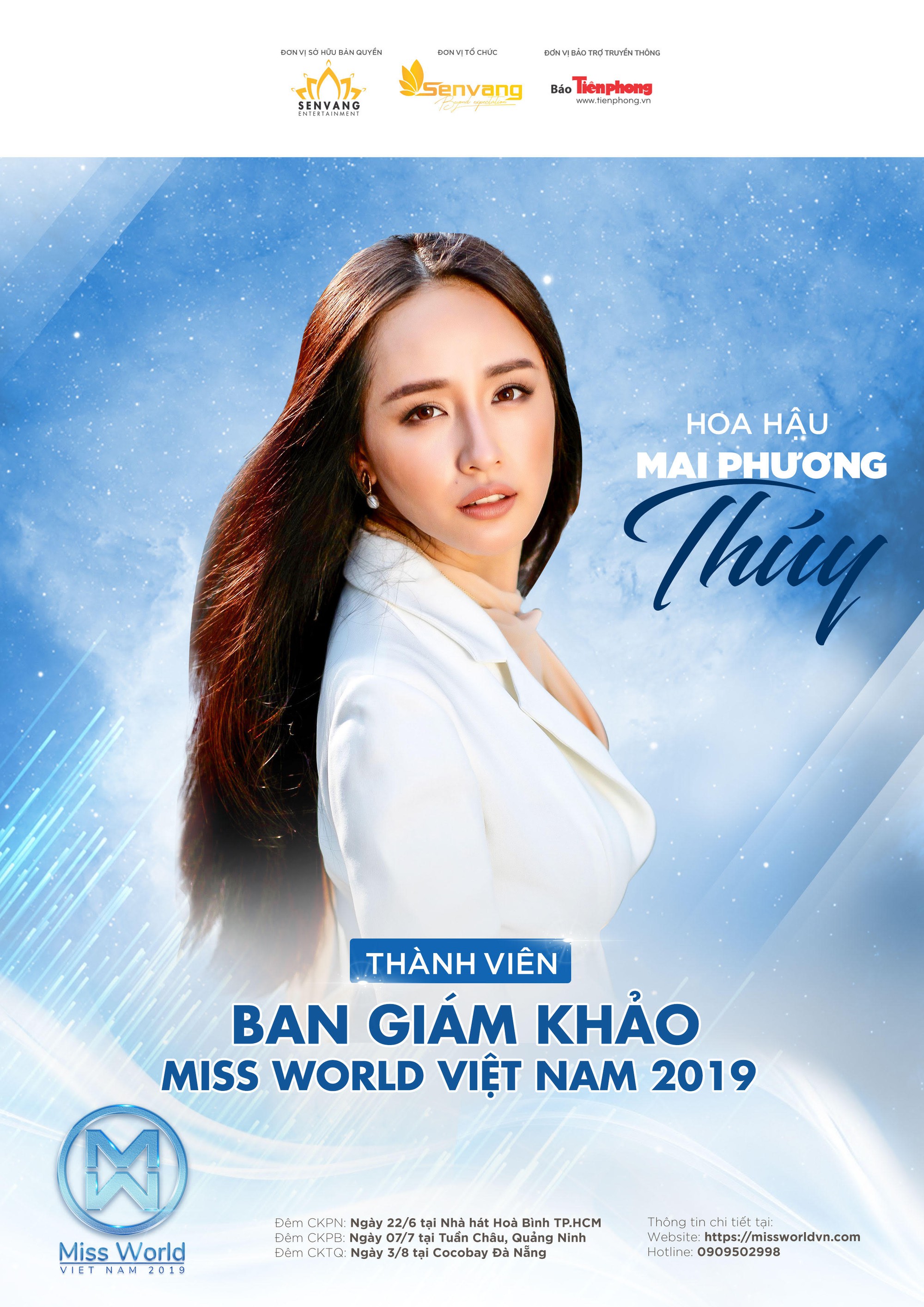 Mai Phương Thúy ngồi ghế nóng Hoa hậu Thế giới Việt Nam 2019 - Ảnh 1. Mai Phương Thúy ngồi ghế nóng Hoa hậu Thế giới Việt Nam 2019 - Ảnh 1.