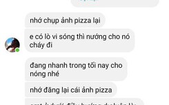 Lộ tin nhắn nghi của admin nhóm review đồ ăn xui thành viên nướng bánh cháy để 'bóc phốt' tiệm pizza ở Thanh Hóa