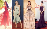 Những chiếc váy giúp Hoa hậu Hương Giang 'nâng tầm đẳng cấp'