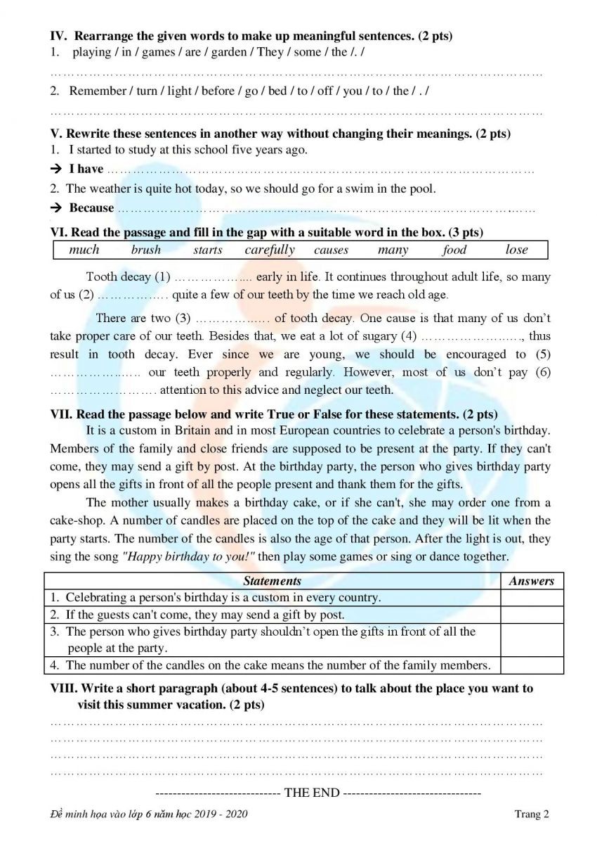 Đề minh họa kiểm tra đánh giá năng lực vào lớp 6 Trường THCS-THPT Lômônôxốp năm 2019 - Ảnh 10. Đề minh họa kiểm tra đánh giá năng lực vào lớp 6 Trường THCS-THPT Lômônôxốp năm 2019 - Ảnh 10.