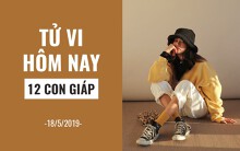 Tử vi hôm nay (18/5/2019) của 12 con giáp: Tuổi Dần đối mặt với những nỗi sợ không tên