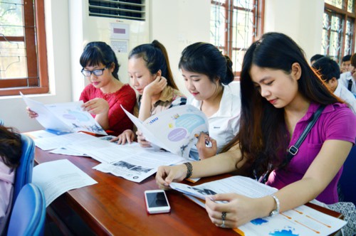 Kiểm tra đột xuất không báo trước hoạt động tư vấn du học - Ảnh 1.
