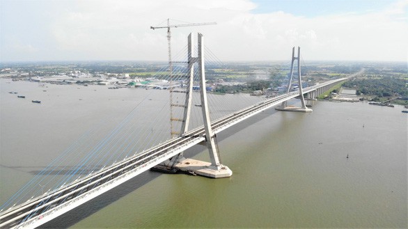 Người dân háo hức chờ lên cầu Vàm Cống - Ảnh 5. Người dân háo hức chờ lên cầu Vàm Cống - Ảnh 5.