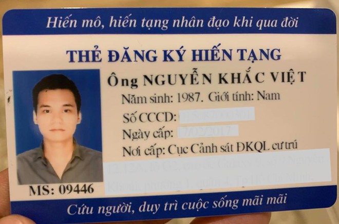 Ca sĩ Khắc Việt đăng kí hiến tạng sau khi qua đời - Ảnh 1. Ca sĩ Khắc Việt đăng kí hiến tạng sau khi qua đời - Ảnh 1.
