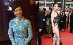 NSƯT Chiều Xuân gây tranh cãi khi bị cho bênh Ngọc Trinh hở bạo ở Cannes