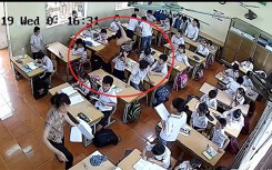 Kỉ luật thêm cô giáo không coi thi cũng sang đánh học sinh ở Hải Phòng