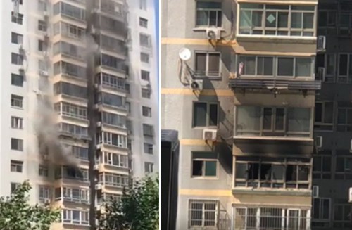 Căn hộ của Lưu Bị bốc cháy dữ dội - Ảnh 1. Căn hộ của Lưu Bị bốc cháy dữ dội - Ảnh 1.