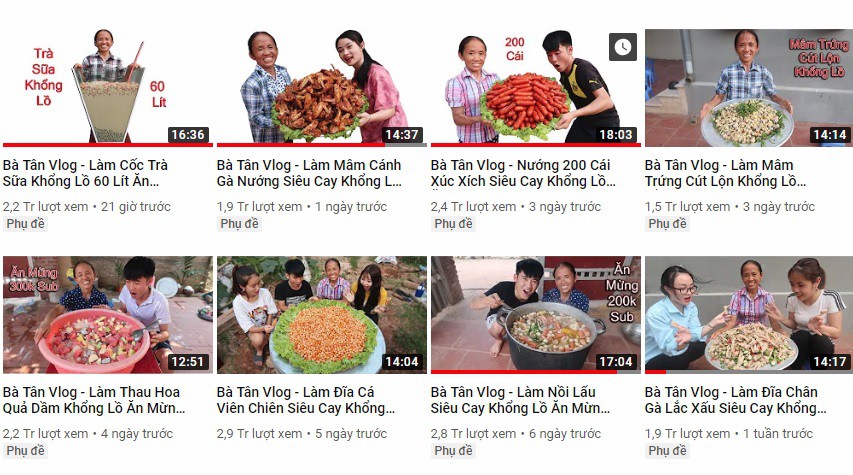 Đây là nguyên nhân khiến những clip siêu cay khổng lồ của Bà Tân Vlog thu hút hàng triệu view - Ảnh 2. Đây là nguyên nhân khiến những clip siêu cay khổng lồ của Bà Tân Vlog thu hút hàng triệu view - Ảnh 2.