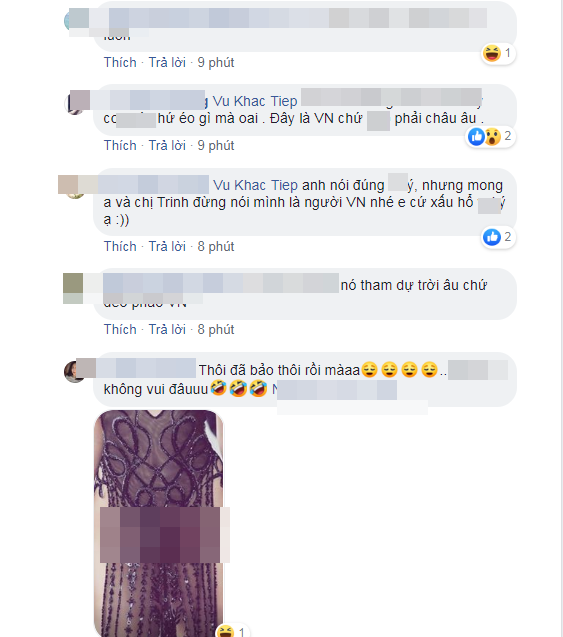 Khắc Tiệp khẩu chiến Vũ Thu Phương chỉ vì chiếc váy của Ngọc Trinh, hàng ngàn comment mắng nhiếc ông bầu mù quáng - Ảnh 10.