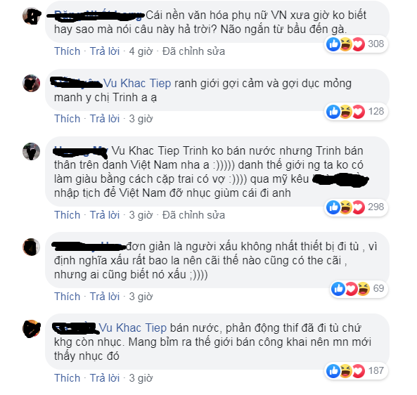 Khắc Tiệp khẩu chiến Vũ Thu Phương chỉ vì chiếc váy của Ngọc Trinh, hàng ngàn comment mắng nhiếc ông bầu mù quáng - Ảnh 8.