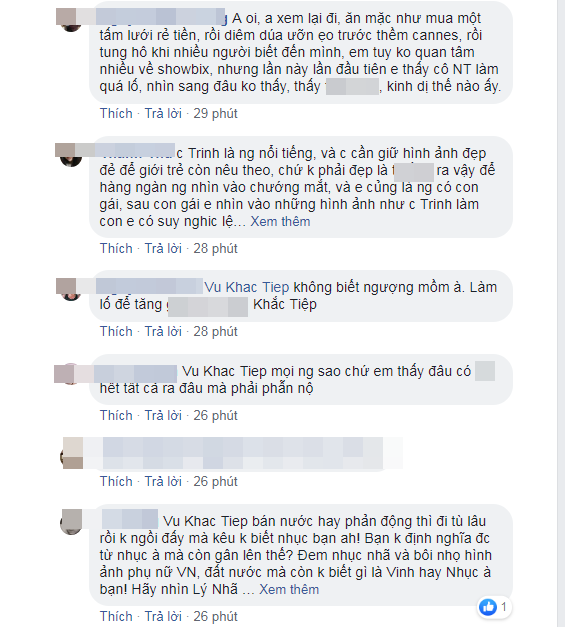 Khắc Tiệp khẩu chiến Vũ Thu Phương chỉ vì chiếc váy của Ngọc Trinh, hàng ngàn comment mắng nhiếc ông bầu mù quáng - Ảnh 9.