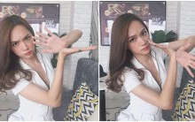 Hương Giang 'thả thính' với kiểu make up 'sương sương' nhưng dân tình lại cứ soi vào động tác múa quạt như Khá Bảnh
