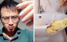 Dị nhân Trung Quốc: Dùng đồ ăn để sửa đồ gia dụng