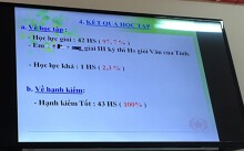 Sở GD&ĐT tỉnh Bà Rịa - Vũng Tàu yêu cầu giải trình việc lớp có 42/43 học sinh giỏi