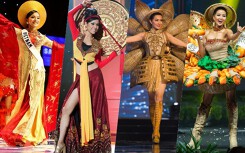 Trang phục dân tộc của Việt Nam thay đổi ra sao sau 11 lần dự thi Hoa hậu Hoàn vũ?